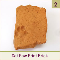 Cat Paw Print Brick