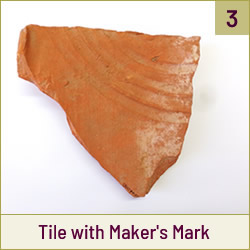 Tile with Maker's Mark