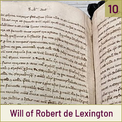 The Will of Robert de Lexington