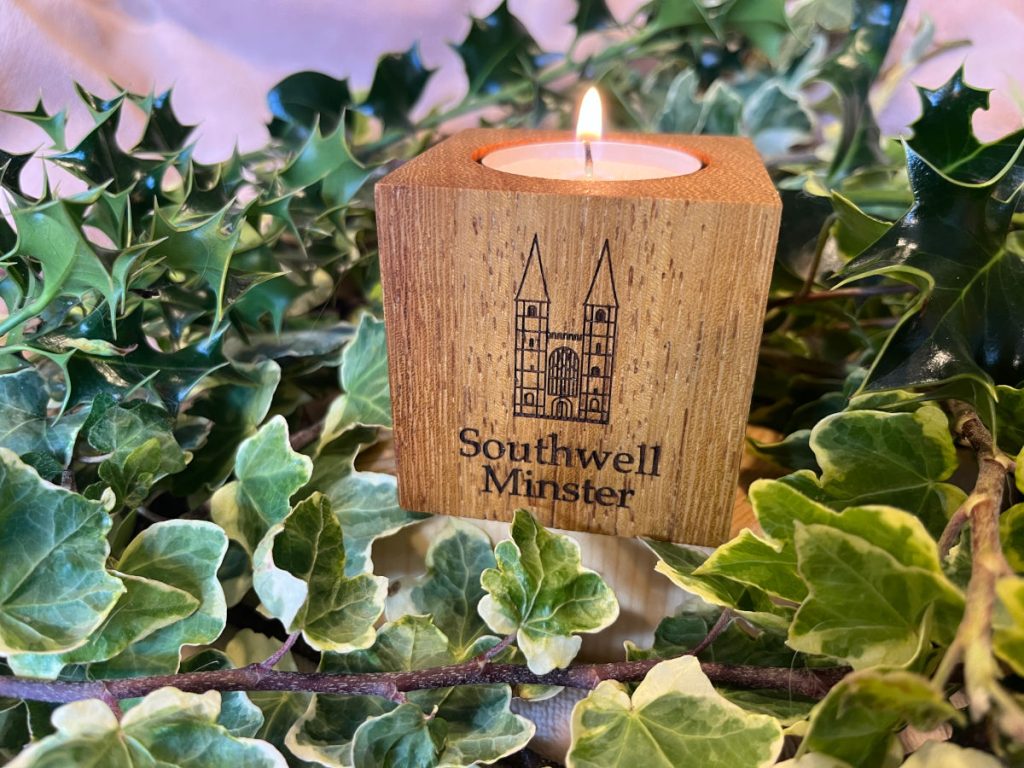 Southwell Minster candle holder