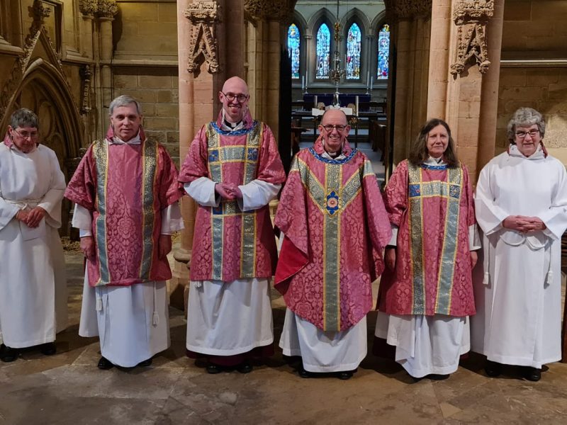 New rose vestments light up Southwell Minster